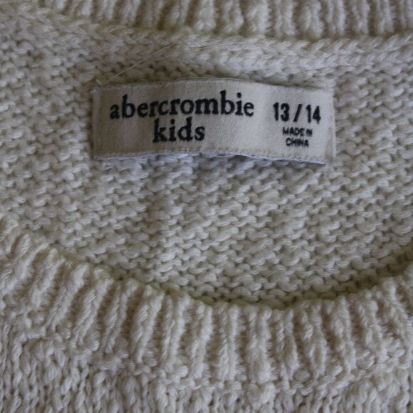 Abercrombie Kids Knit White and Blue Sweater Vest - Picture 5 of 7